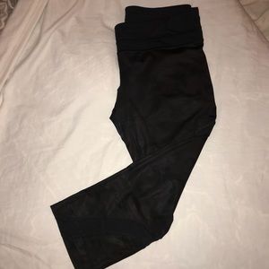 Black Camo Crop Lululemon Leggings